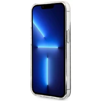 Rinkinys Guess GUBPP13LH4EACSW dėklas + įkroviklis iPhone 13 Pro rudas kietas dėklas su 4G raštu Magnetinis