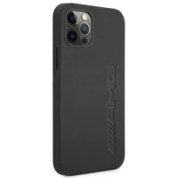 AMG odinis dėklas su karštu antspaudu iPhone 12 Pro Max - juodas