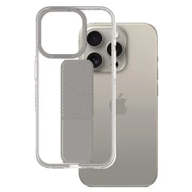 Amazing Thing Titan Pro dėklas telefonui su stovu 10FT IP156.7PTHGY iPhone 15 Pro Max titano spalvos