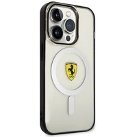 Ferrari FEHMP14LURKT iPhone 14 Pro 6.1" skaidrus/permatomas kietas dėklas Outline Magnetinis