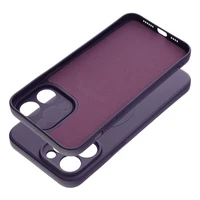 Silikoninis Mag Cover dėklas suderinamas su MagSafe IPHONE 14 Pro Max tamsiai violetinis