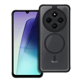 FULL MATTE MAG COVER dėklas telefonui, suderinamas su MagSafe, skirtas XIAOMI REDMI 14c juodas