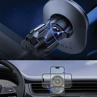 SODI C50 besisukantis ventiliacijos laikiklis 15W su MagSafe C50 - juodas