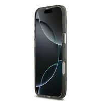 GUESS dėklas telefonui IPHONE 17 Air, suderinamas su MagSafe GUHMP17MHGTMLCGK (IML gradientas su trikampiu logotipu) juodas