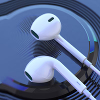 Borofone ausinės BM100 Fuente su mikrofonu baltos