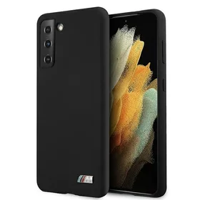 BMW Silikoninis M Kolekcijos dėklas Samsung Galaxy S21+ - juodas