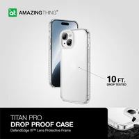 Amazing Thing Titan Pro dėklas 10FT IP156.7TPCL Iphone 15 Plus - skaidrus