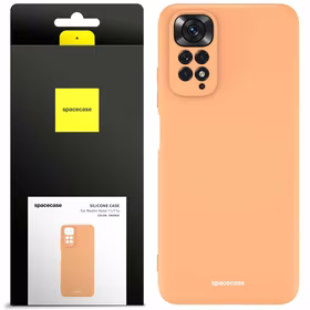 Spacecase silikoninis dėklas Redmi Note 11/11s oranžinis
