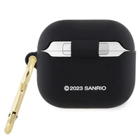 Hello Kitty silikoninis 3D Kitty galvos dėklas AirPods 3 - juodas