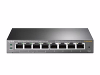 TP-Link TL-SG108PE Valdomas L2 Gigabit Ethernet (10/100/1000) Maitinimas per Eternetą (PoE) Juoda