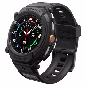 SPIGEN RUGGED ARMOR "PRO" SAMSUNG GALAXY WATCH 8 CLASSIC (46 MM) matinis juodas