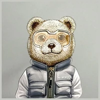 Nimmy Per petį Kietas&Išdykęs 2.0 Lokys Pečių krepšys - pilka