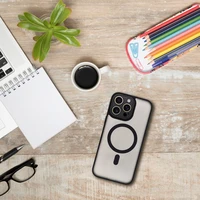 VARIETE MAG COVER Dėklas telefonui suderinamas su MagSafe IPHONE 13 MINI - juodas (m)