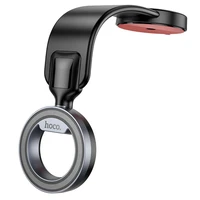 HOCO magnetinis automobilio laikiklis centrinei konsolei suderinamas su MagSafe H71 juodas metalinis pilkas