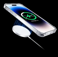 Kingxbar PQY Go Out Series magnetinis dėklas iPhone 14 Pro MagSafe - juodas