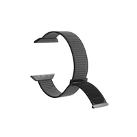 Puro Sport nailoninis dirželis Apple Watch 42 / 44 / 45 / 49 mm – juodos spalvos