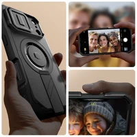 Tech-Protect Kevlar MagSafe dėklas iPhone 17 Pro telefonui – juodas