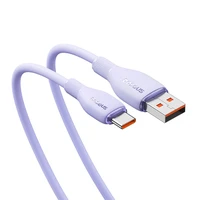 Baseus Pudding 100W USB-A - USB-C kabelis 2m - violetinis