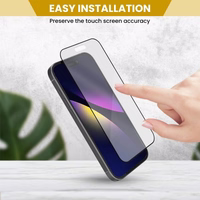 Apsauginis stiklas "Casper Pro" Apple iPhone 15 Pro Max (Nesulūžtantys kraštai) (Blister)