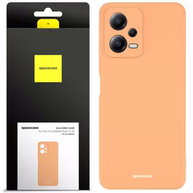 Spacecase Silikoninis dėklas Poco X5 5G/Redmi Note 12 5G oranžinis