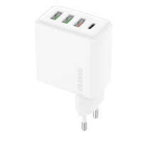 Dudao A5HEU 3xUSB-A 1xUSB-C PD 20W QC3.0 18W+ 2x12W wall įkroviklis - baltas