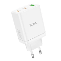Įkroviklis Hoco 2 x USB C + USB A QC3.0 PD 3A 35W N33 baltas