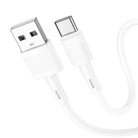 Kabelis USB A į USB C Hoco 3A 1 m X83 baltas