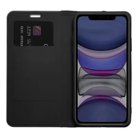 LUNA Book Carbon dėklas telefonui IPHONE 13 juodas