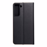 LUNA Knyga Auksinė Samsung S21 FE juoda