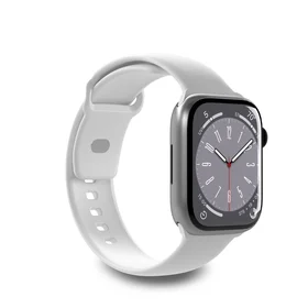 Puro Icon silikoninis dirželis Apple Watch 42/44/45/49 mm - baltas (2 vnt.)