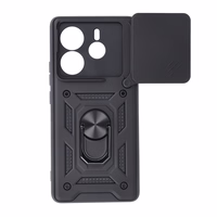 Defender Slide dėklas for Xiaomi Redmi Note 14 5G (Global) juodas