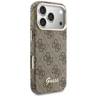 GUESS case for IPHONE 17 Pro Max compatible with MagSafe GUHMP17X5P4FWMSW (PU FW 4G Script) brown