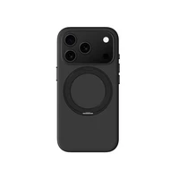 AmazingThing Cloudie dėklas telefonui iPhone 17 Pro su stovu – juodas