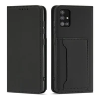 Magnetinis kortelių dėklas Xiaomi Redmi Note 11 Pro piniginė kortelių laikiklis juodas