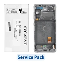 ServicePack LCD ekranas SAMSUNG S20 FE 4G/5G G780F/G781F GH82-31329B baltas