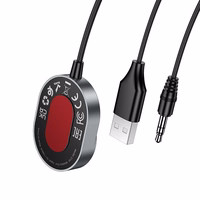 Bluetooth transmiteris Hoco (E150) (bluetooth v5.3, 3,5mm AUX) juodas