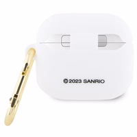 Hello Kitty silikoninis 3D Kitty galvos dėklas AirPods 3 - baltas