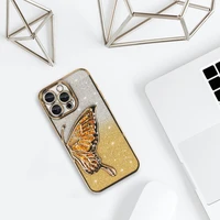 Tel Protect Butterfly vandens dėklas telefonui Iphone 14 Pro Max auksinis