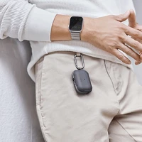 Uniq Valencia AirPods Pro dėklas juodas/vidurnakčio juodas antimikrobinis