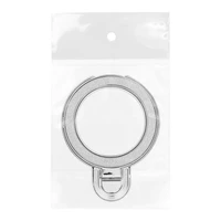 Telefono stovas CIRCLE GLITTER – lipnus – sidabrinis