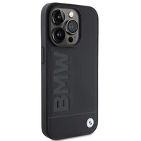 BMW Odinis Hot Stamp dėklas telefonui iPhone 15 Pro Max - juodas