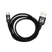 Wozinsky Kabelis USB - microUSB 2,4A 1m juodas (WUC-M1B)