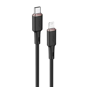 Acefast kabelis MFI USB Type C - Lightning 1.2m, 30W, 3A juodas (C2-01 juodas)