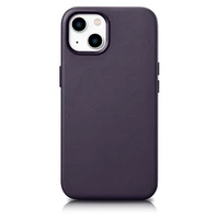 iCarer odinis dėklas iPhone 14 Tamsiai violetinis (WMI14220705-DP) (MagSafe suderinamas)