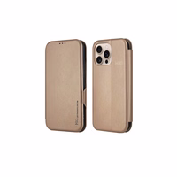 Dėklas HDD Classic Wallet Case Samsung G990 S21 FE 5G auksinis