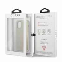 Guess GUHCP12S3D4GIRBL iPhone 12 mini 5.4" vaivorykštinis/vaivorykštinis kietas dėklas 4G 3D rašto kolekcija