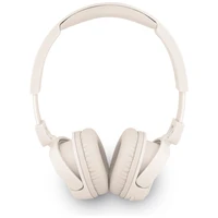 Guess belaidės ausinės BT HEADPHONES SCRIPT METAL LOGO smėlio spalvos