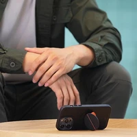 Uniq Novo dėklas iPhone 14 Plus / 15 Plus - juodas