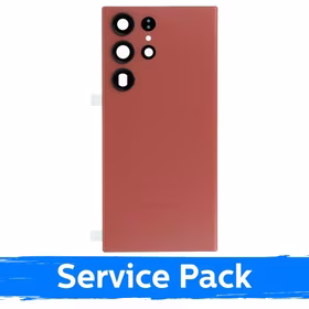 Galinis dangtelis suderinamas su Samsung S918 S23 Ultra / Raudonas / (Service Pack)