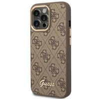 Guess GUHCP14XHG4SHW iPhone 14 Pro Max 6.7" rudas / rudas dėklas telefonui 4G Vintage Gold Logo